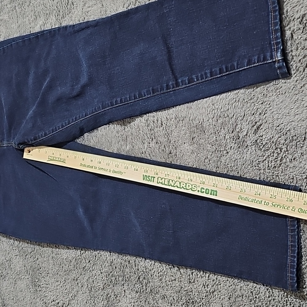 Chico's So Slimming Girlfriend Ankle Dark Wash Jean Size 1.5 Medium US Size 10 - Picture 7 of 9